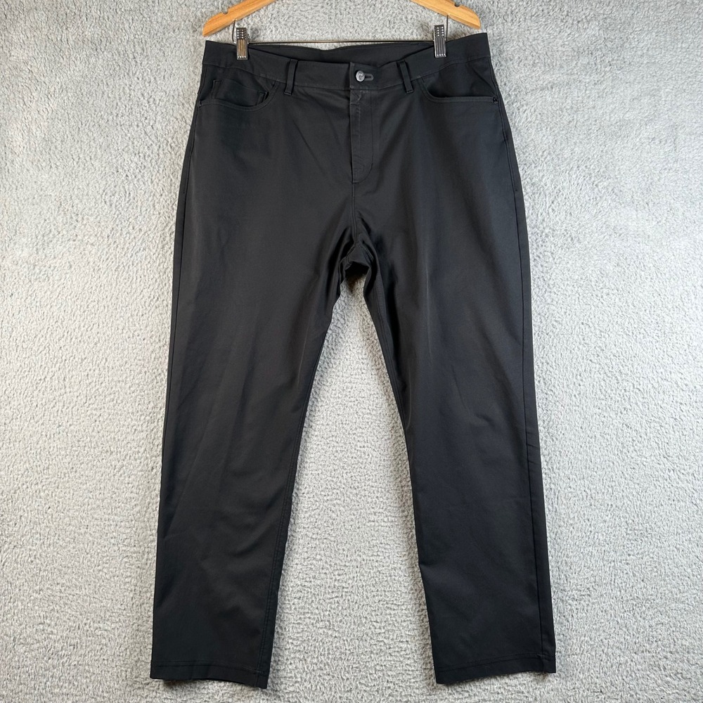 Public Rec All Day Every Day 5-Pocket Pants Mens 36/30 Black Stretch Techwear